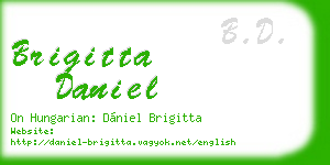brigitta daniel business card