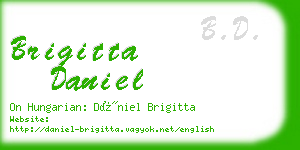 brigitta daniel business card